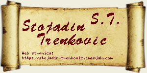 Stojadin Trenković vizit kartica